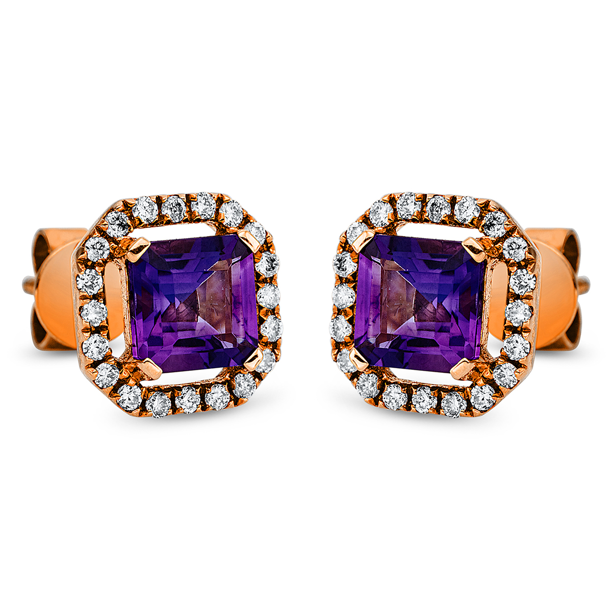 Ohrschmuck 4er-Krappe 18 kt RG
