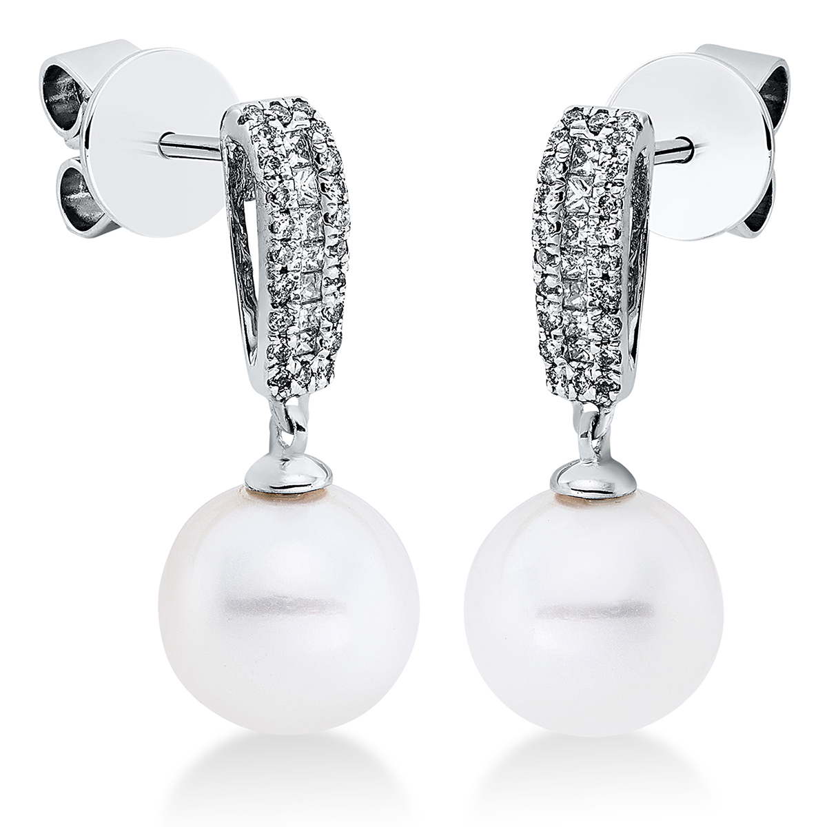 Ohrstecker 18 kt WG
