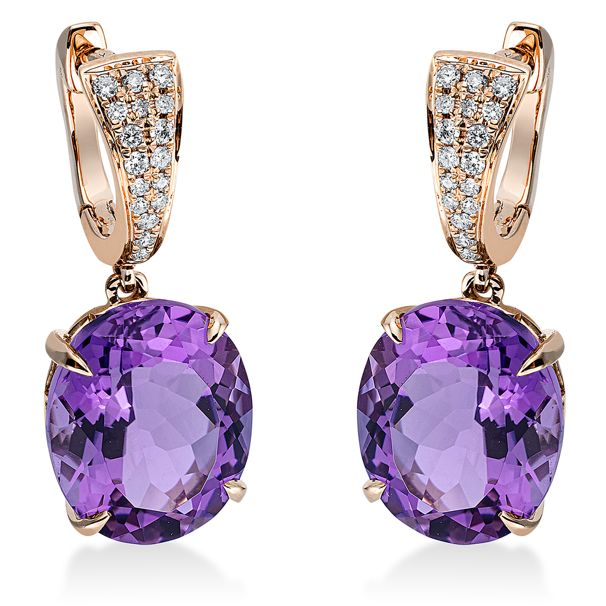 Ohrschmuck 4er-Krappe 18 kt RG