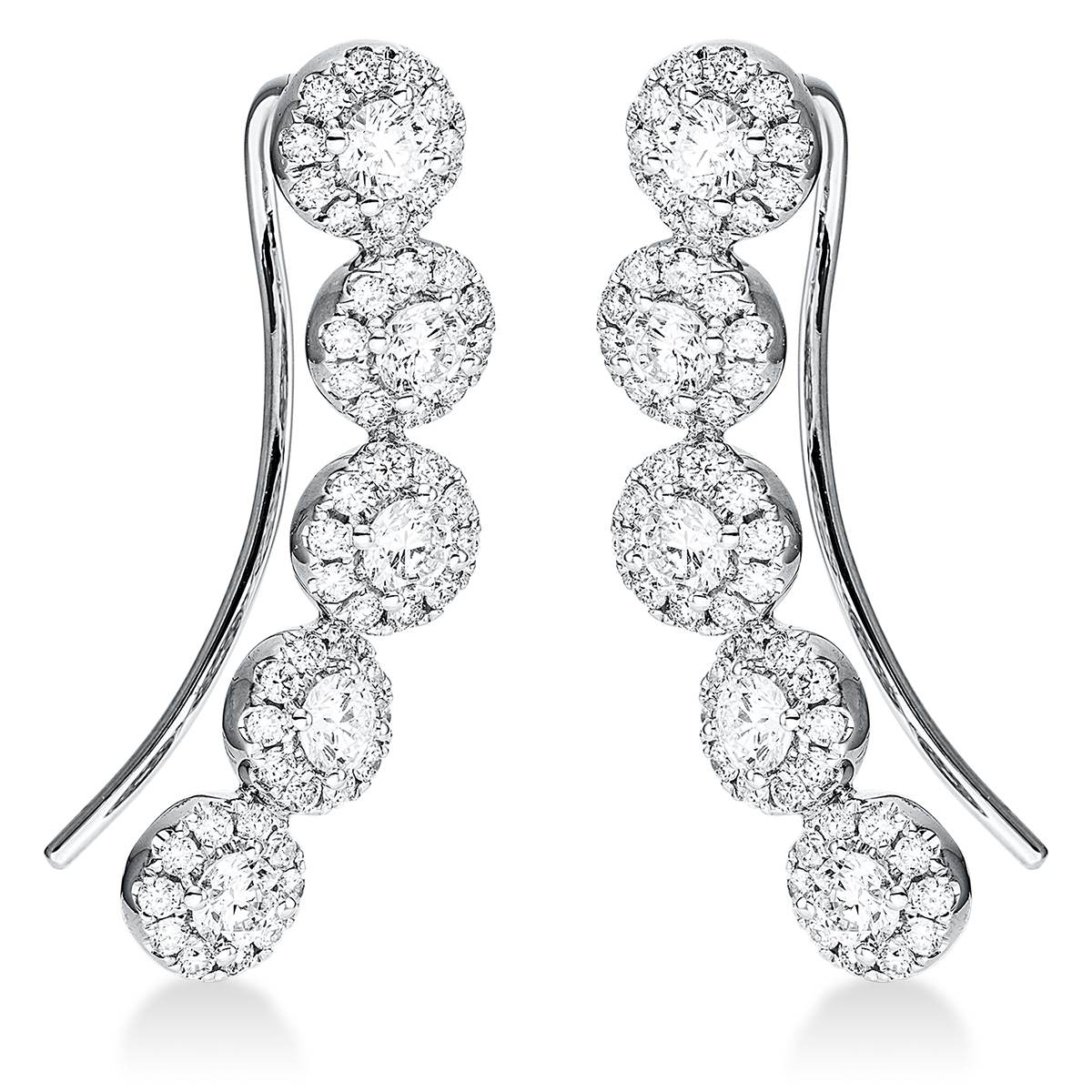 Ohrschmuck 18 kt WG