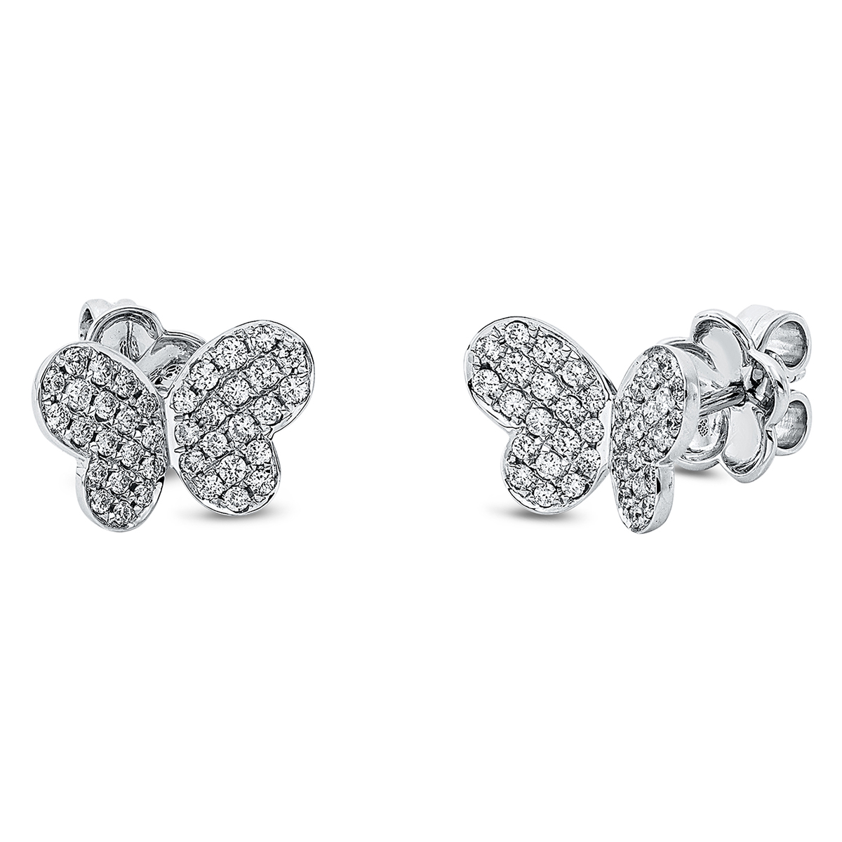 Ohrstecker 18 kt WG "Schmetterling"