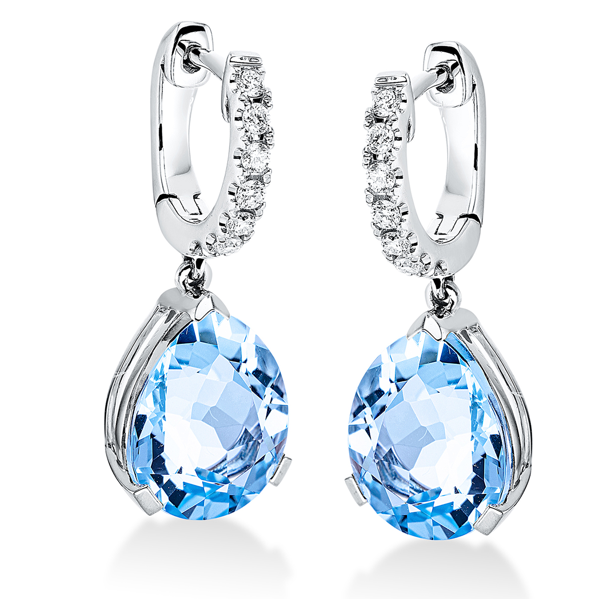 Ohrschmuck 3er-Krappe 18 kt WG