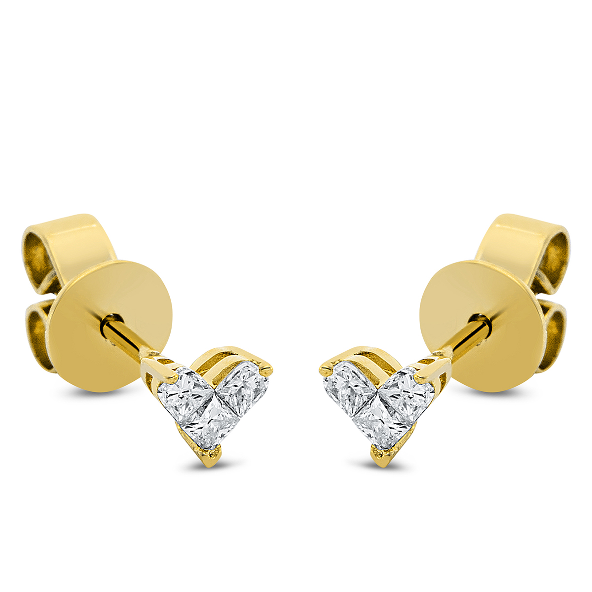 Ohrstecker 18 kt GG "Herz"