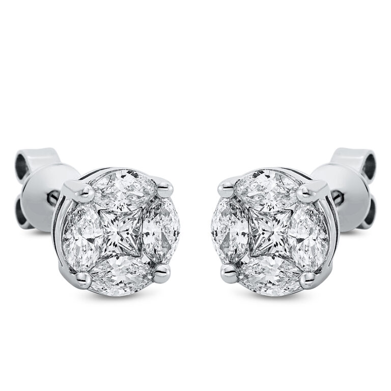 Ohrstecker 18 kt WG