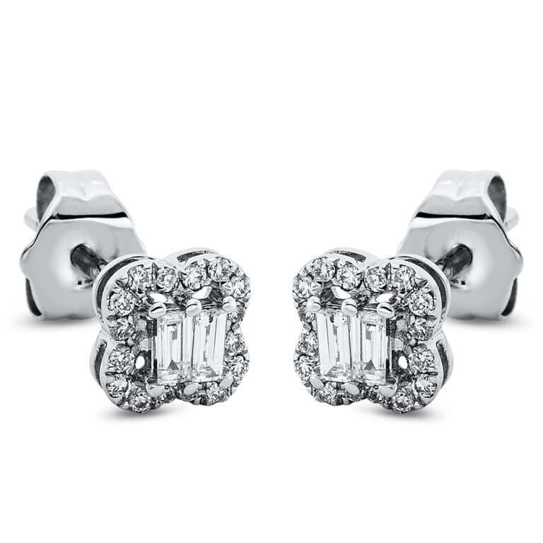 Ohrstecker 18 kt WG