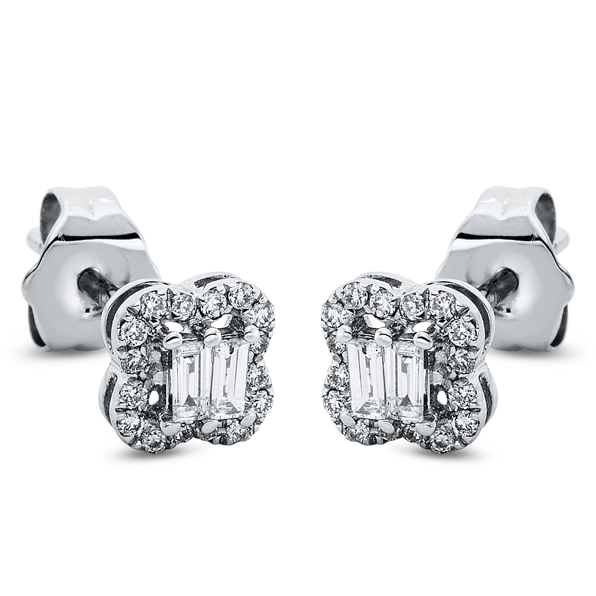 Ohrstecker 18 kt WG