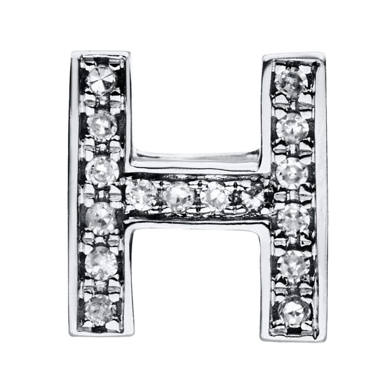 Anhänger 14 kt WG "H"