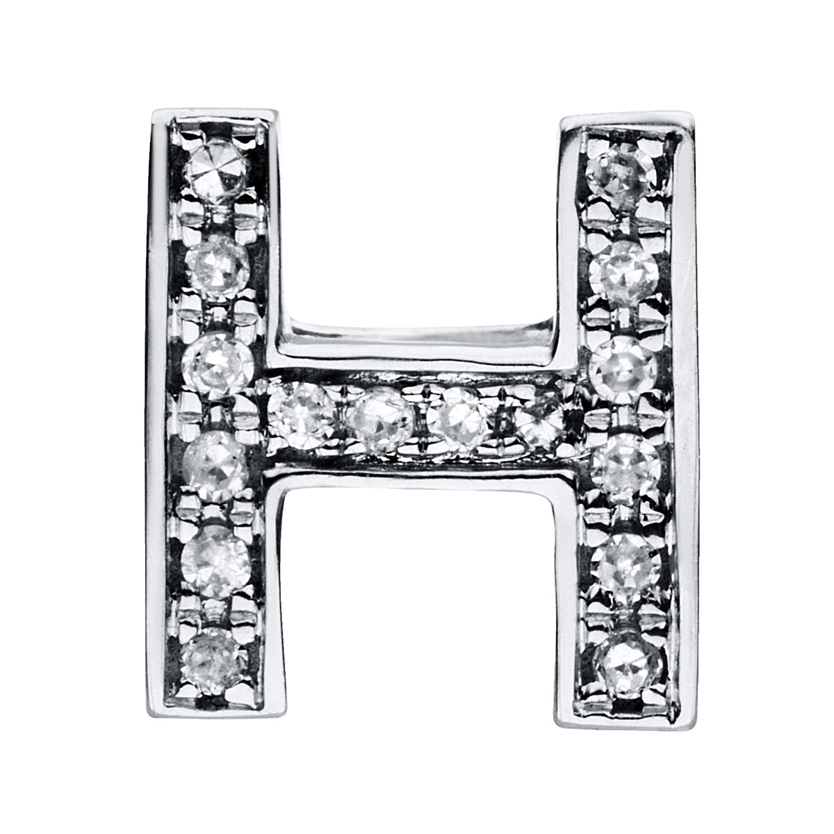 Anhänger 14 kt WG "H"