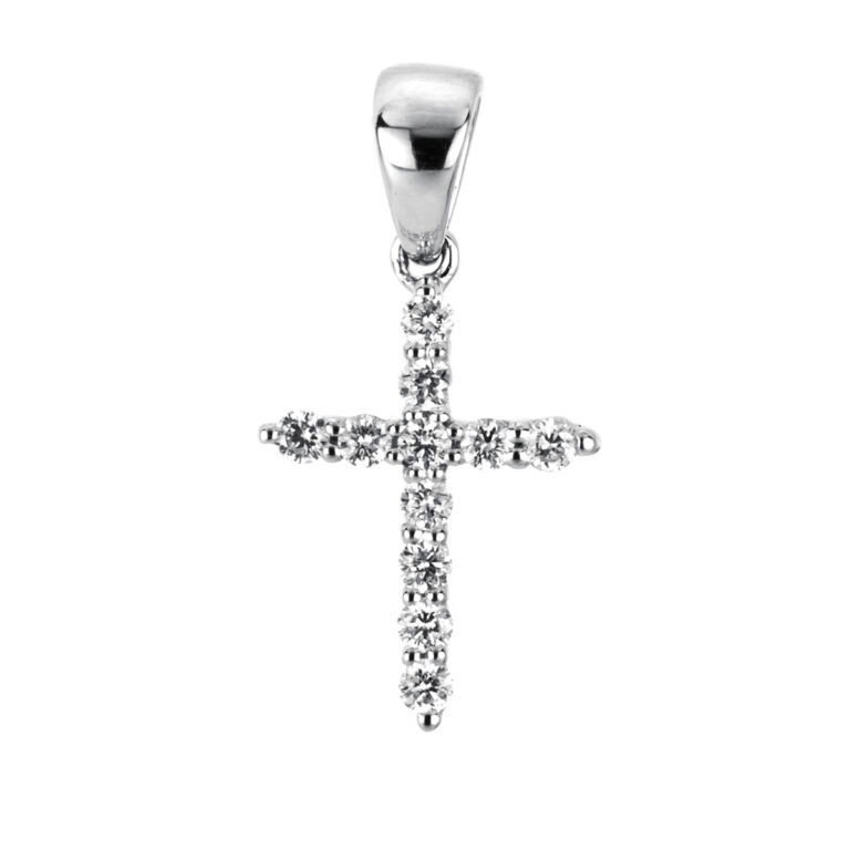 Anhänger 18 kt WG "Kreuz"
