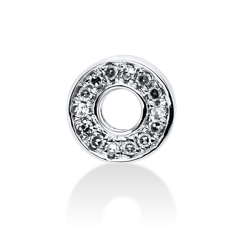 Anhänger 14 kt WG "O"
