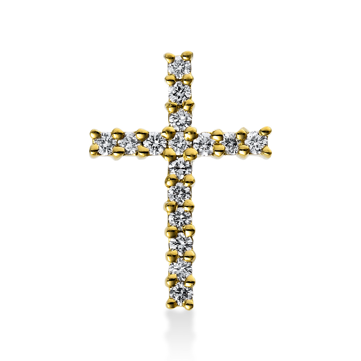 Anhänger 18 kt GG "Kreuz"