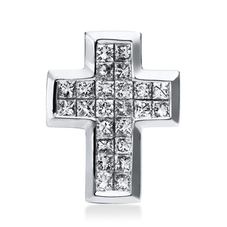 Anhänger 18 kt WG "Kreuz"