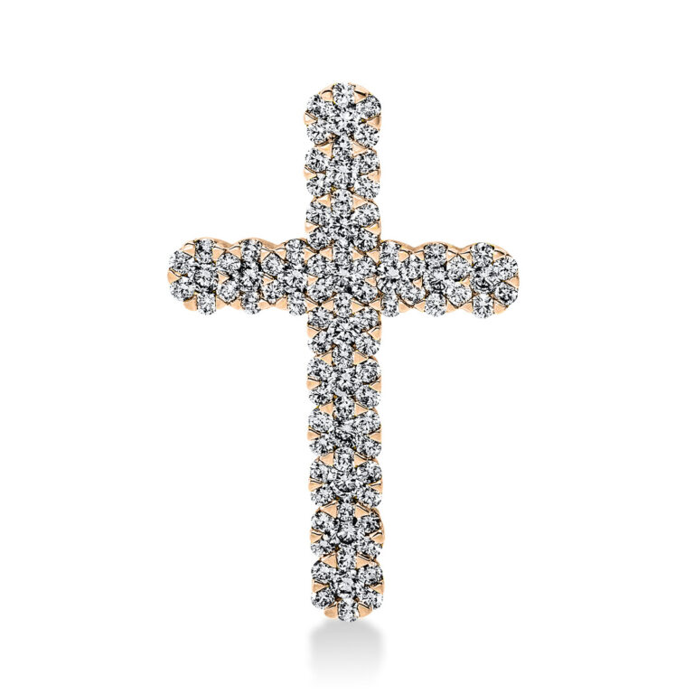 Anhänger 18 kt RG "Kreuz"