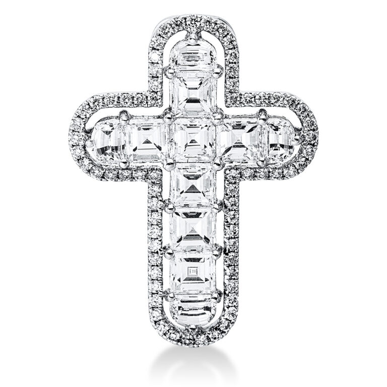 Anhänger 18 kt WG "Kreuz"