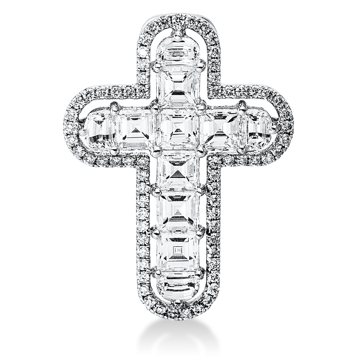 Anhänger 18 kt WG "Kreuz"