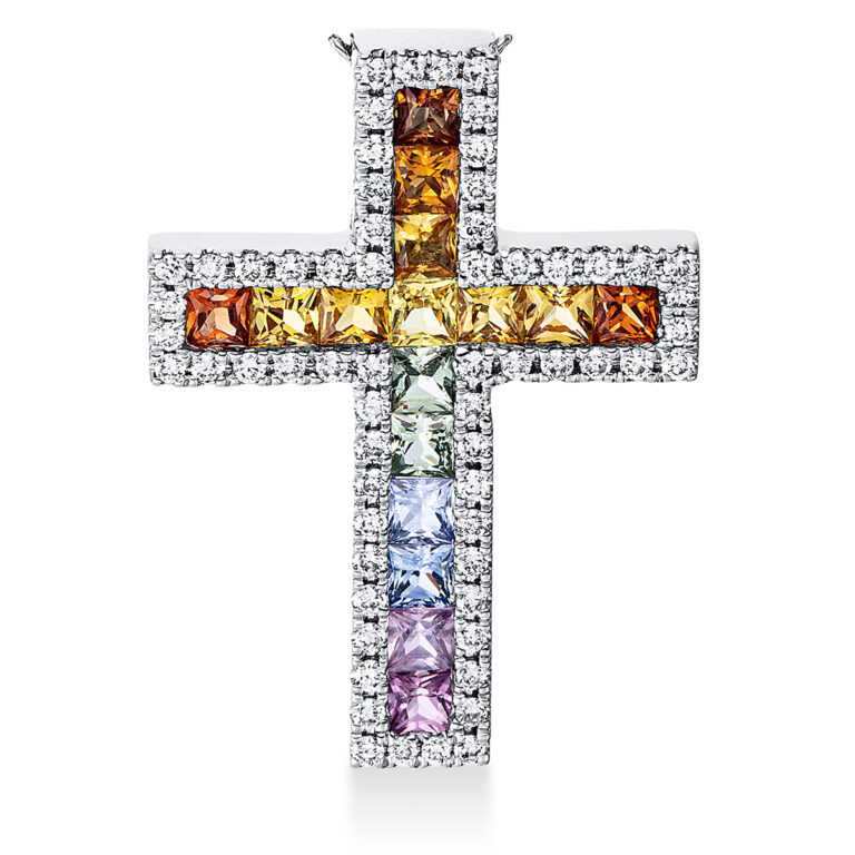 Anhänger 18 kt WG "Kreuz"