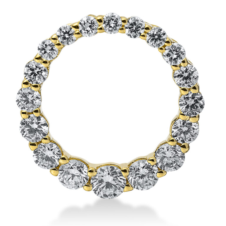 Anhänger 18 kt GG "Kreis"