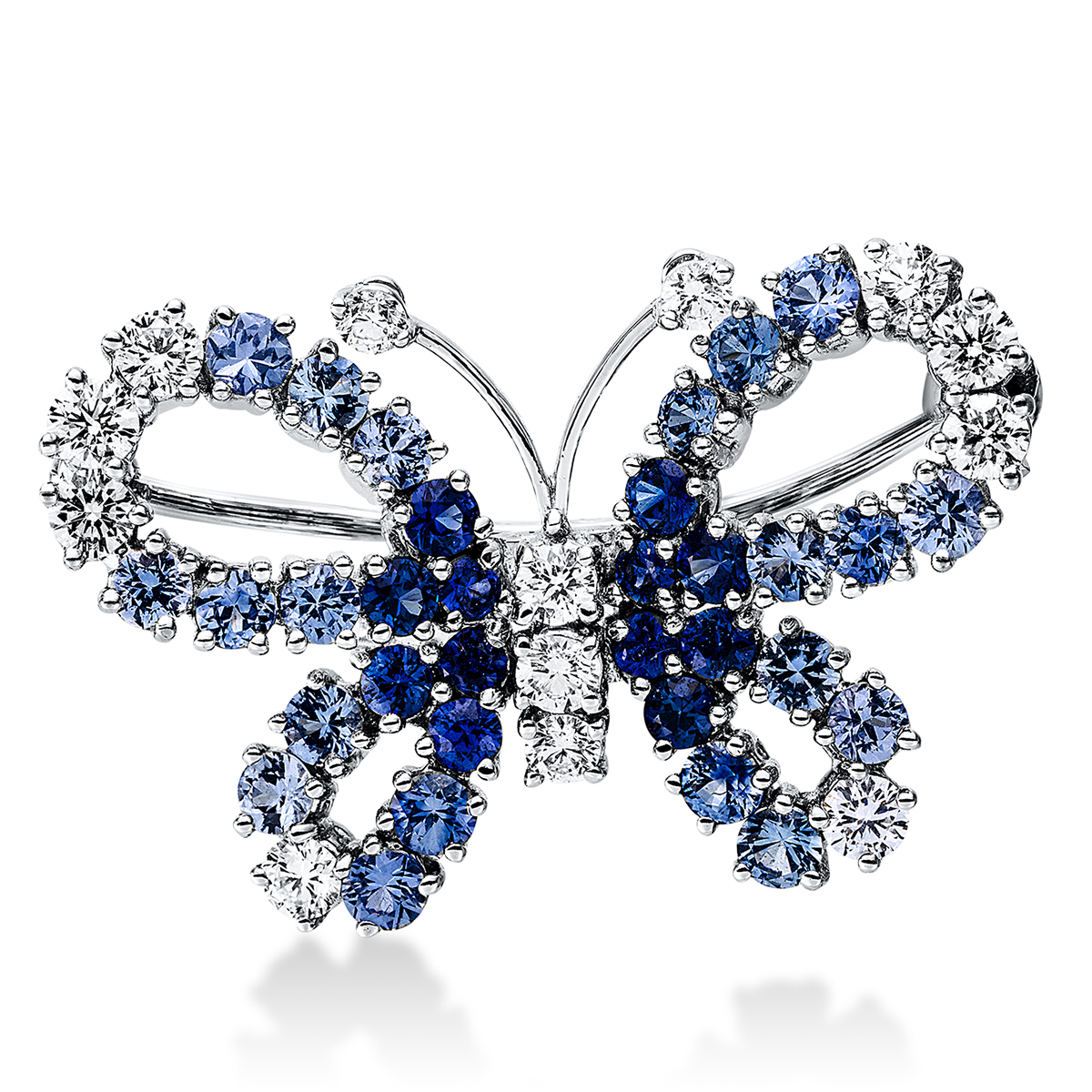 Brosche 18 kt WG