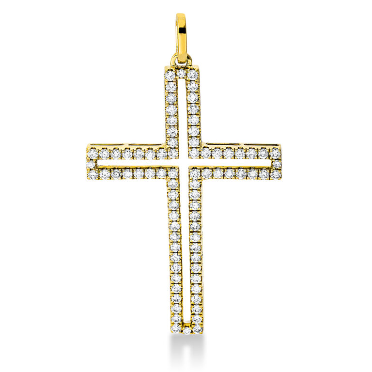 Anhänger 18 kt RG "Kreuz"