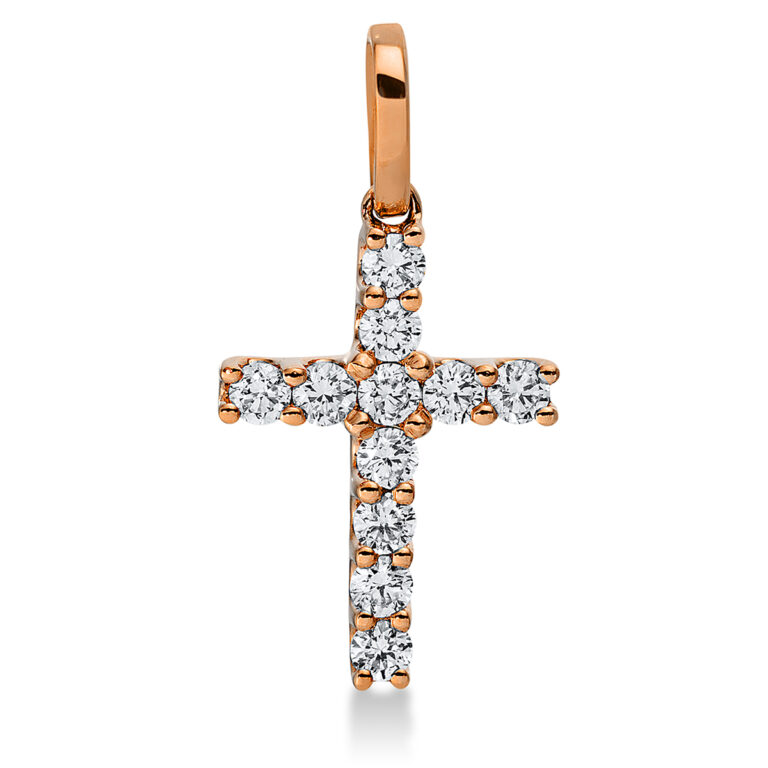 Anhänger 18 kt RG "Kreuz"