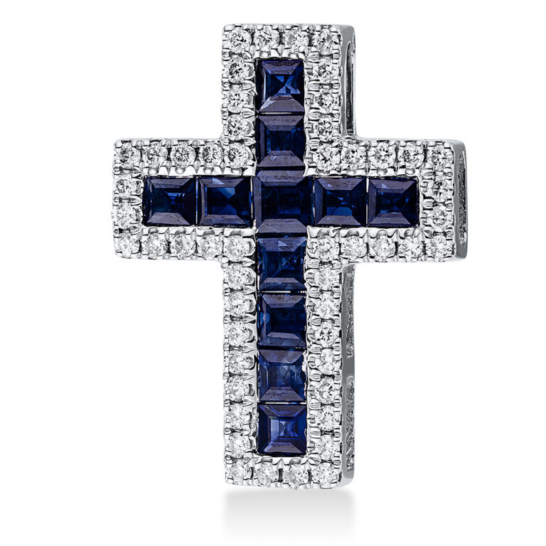 Anhänger 18 kt WG "Kreuz"