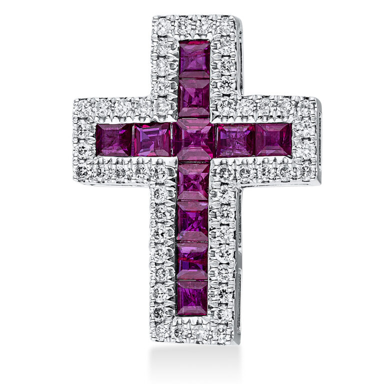 Anhänger 18 kt WG "Kreuz"