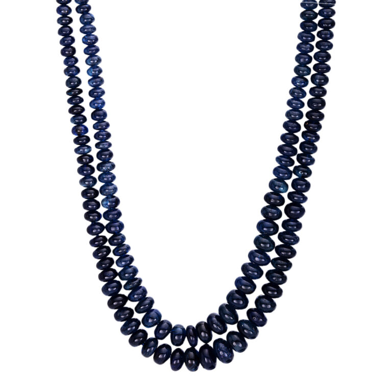 Collier 18 kt WG, 2-reihig