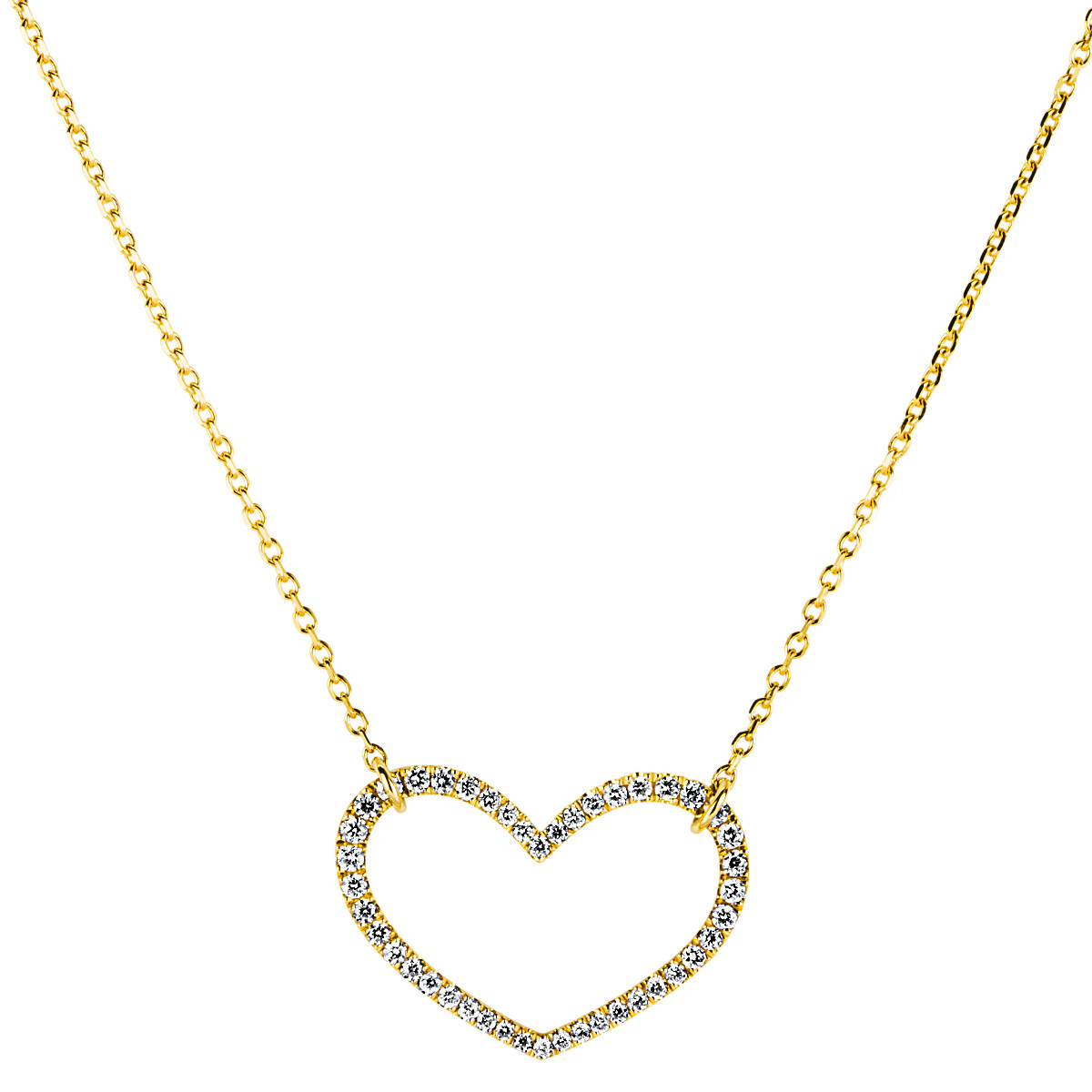 Collier 14 kt GG "Herz"