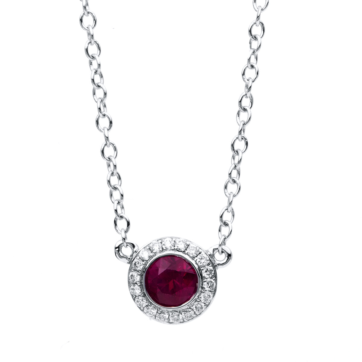 Collier 18 kt WG