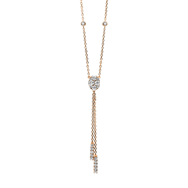 Collier 18 kt RG