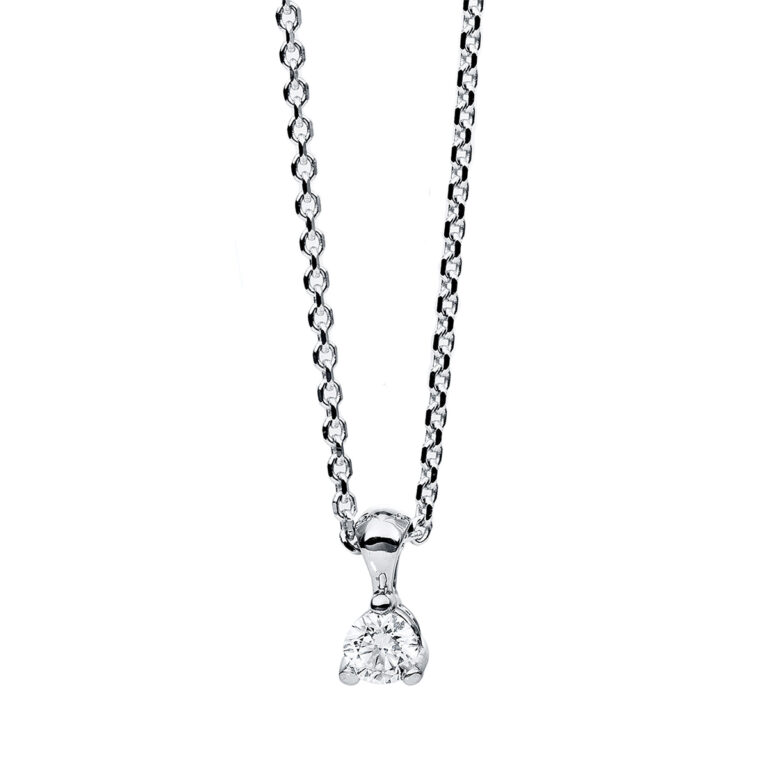 Collier 3er-Krappe 14 kt WG
