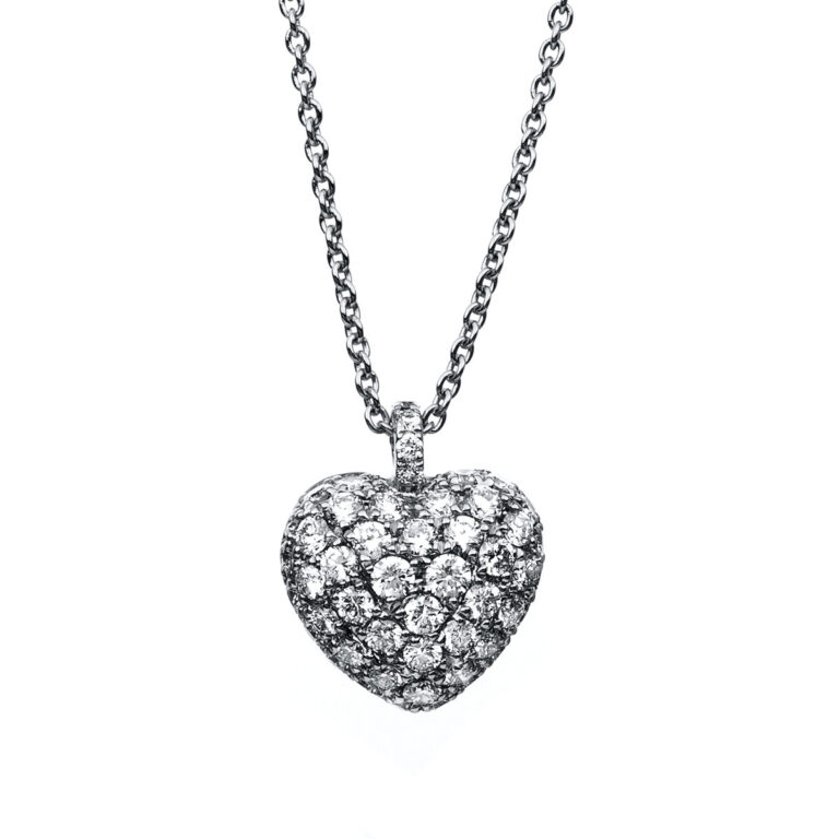 Collier 14 kt WG "Herz"