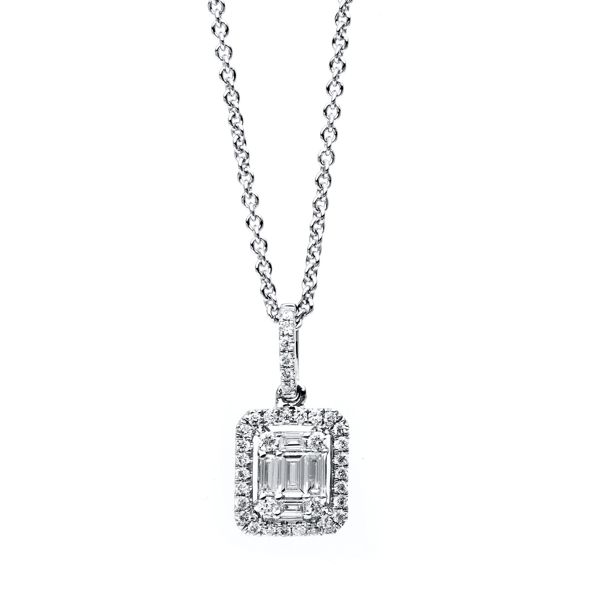 Collier 14 kt WG