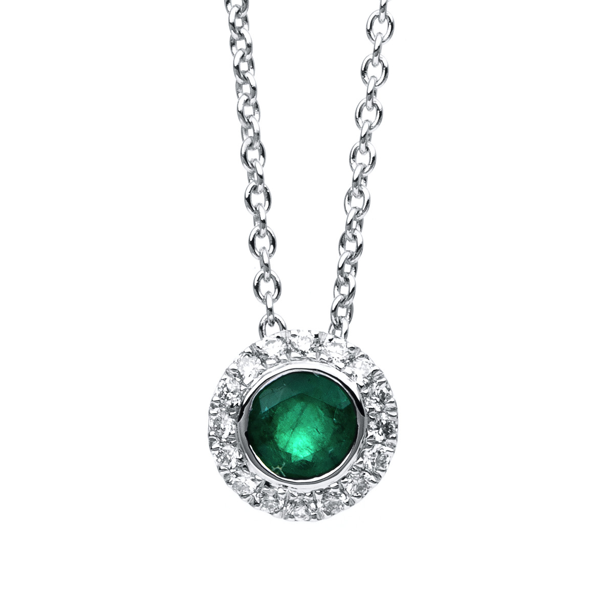 Collier Zarge 18 kt WG