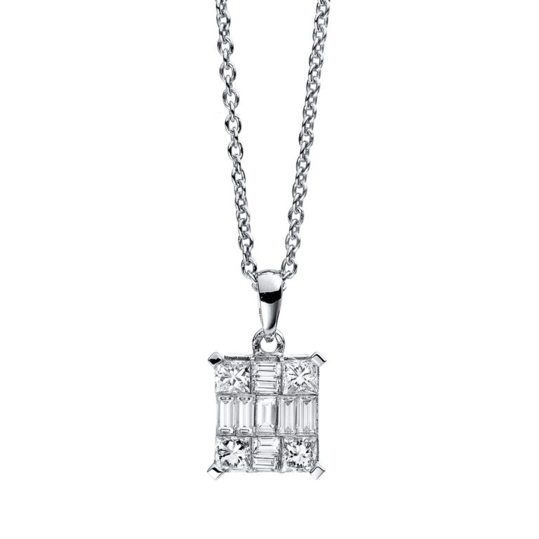 Collier 18 kt WG