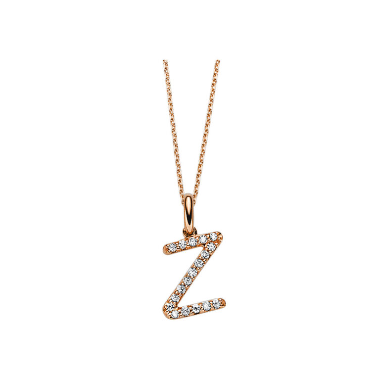 Collier 18 kt RG "Z"