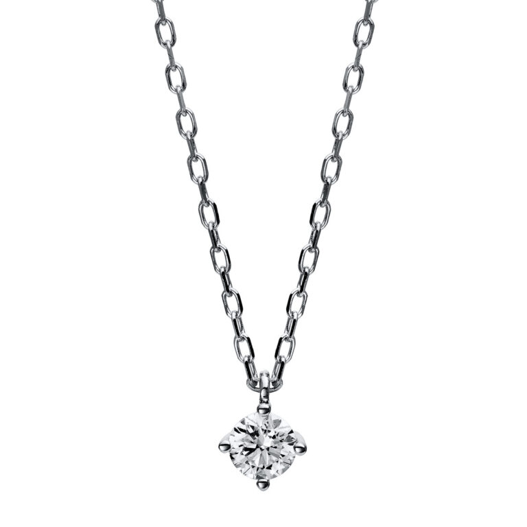 Collier 4er-Krappe 14 kt WG