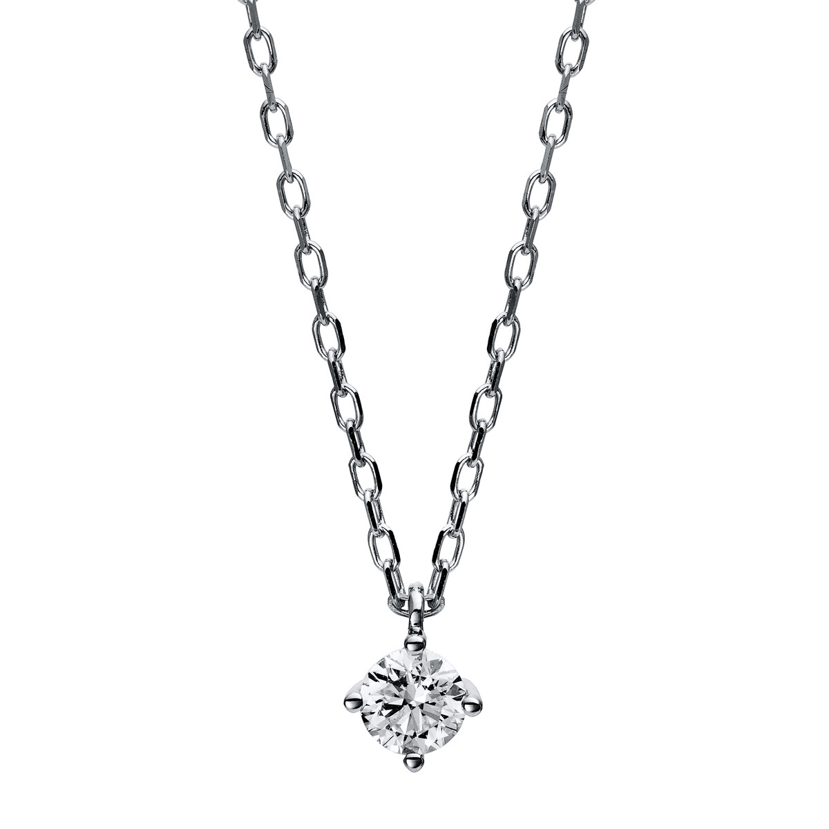 Collier 4er-Krappe 14 kt WG
