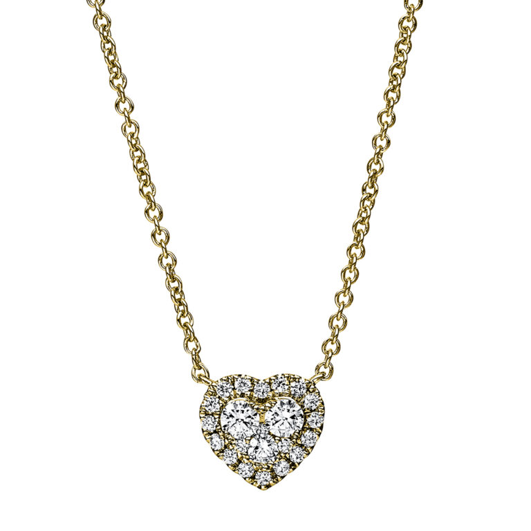 Collier 14 kt GG "Herz"