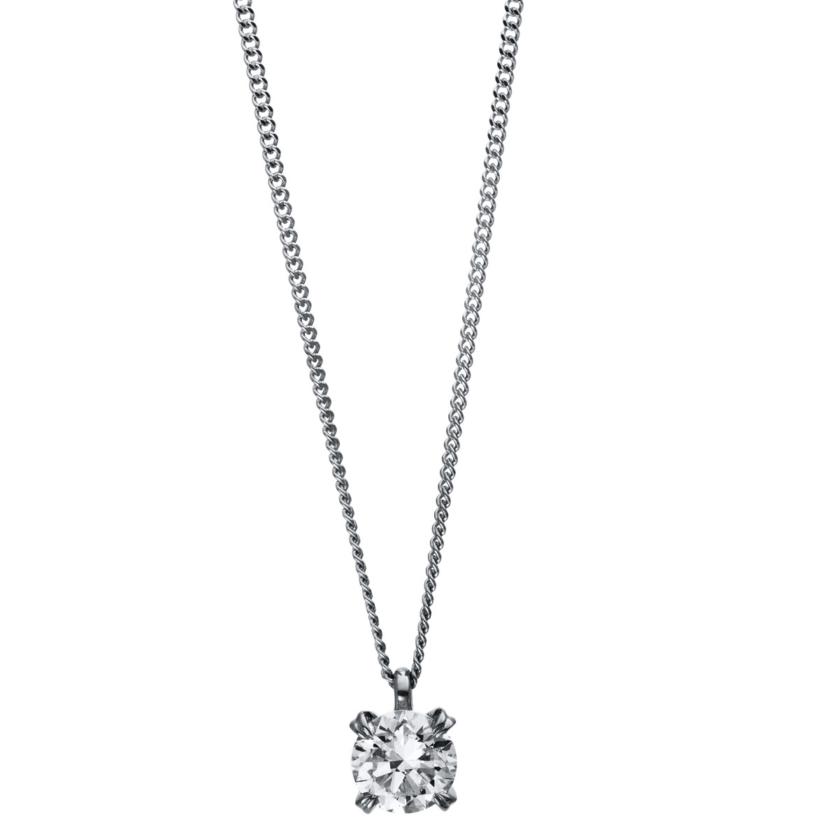 Collier 4er-Krappe 18 kt WG+P950, IIDGR6826610
