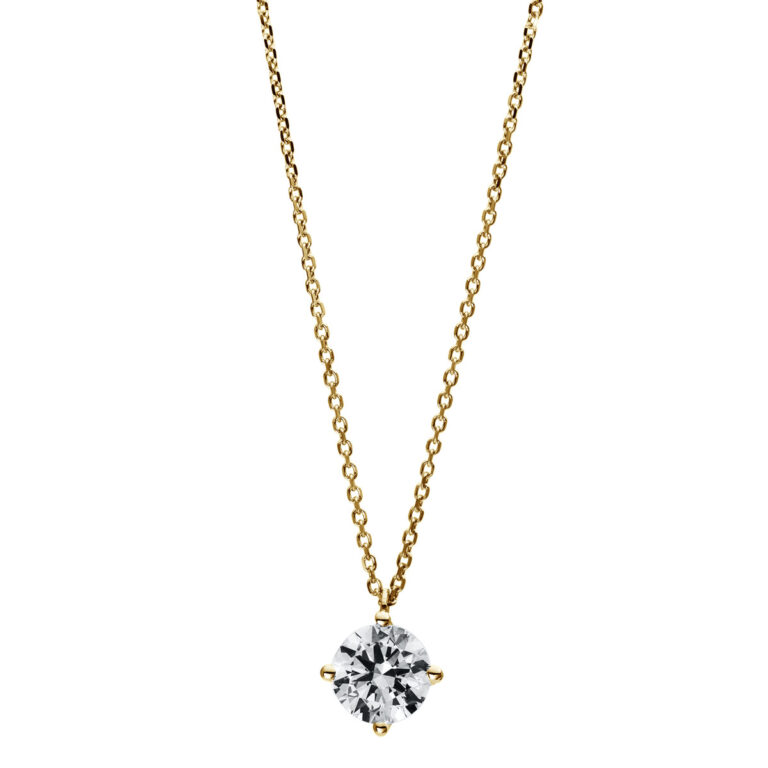 Collier 4er-Krappe 18 kt GG