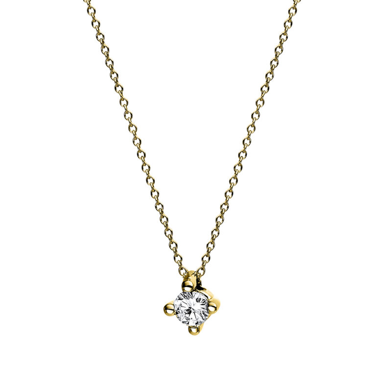 Collier 4er-Krappe 18 kt GG