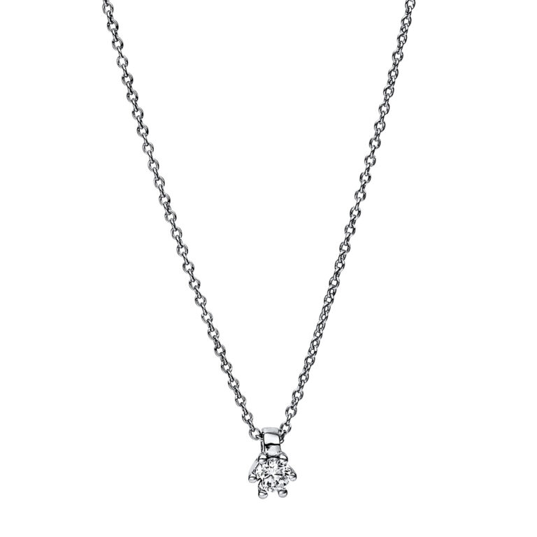Collier 6er-Krappe 18 kt WG