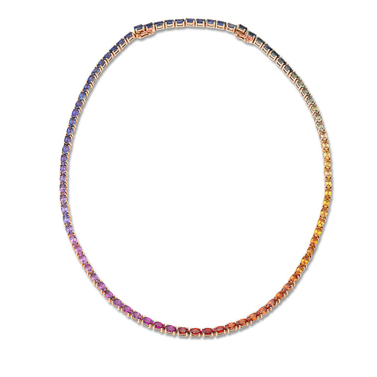 Collier 18 kt RG