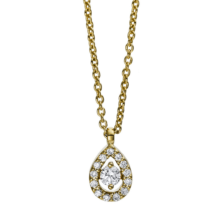 Collier 14 kt GG, mit Öse
