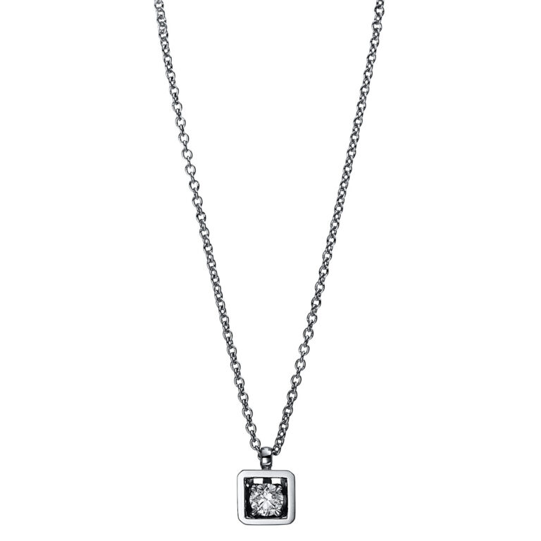 Collier 4er-Krappe 18 kt WG