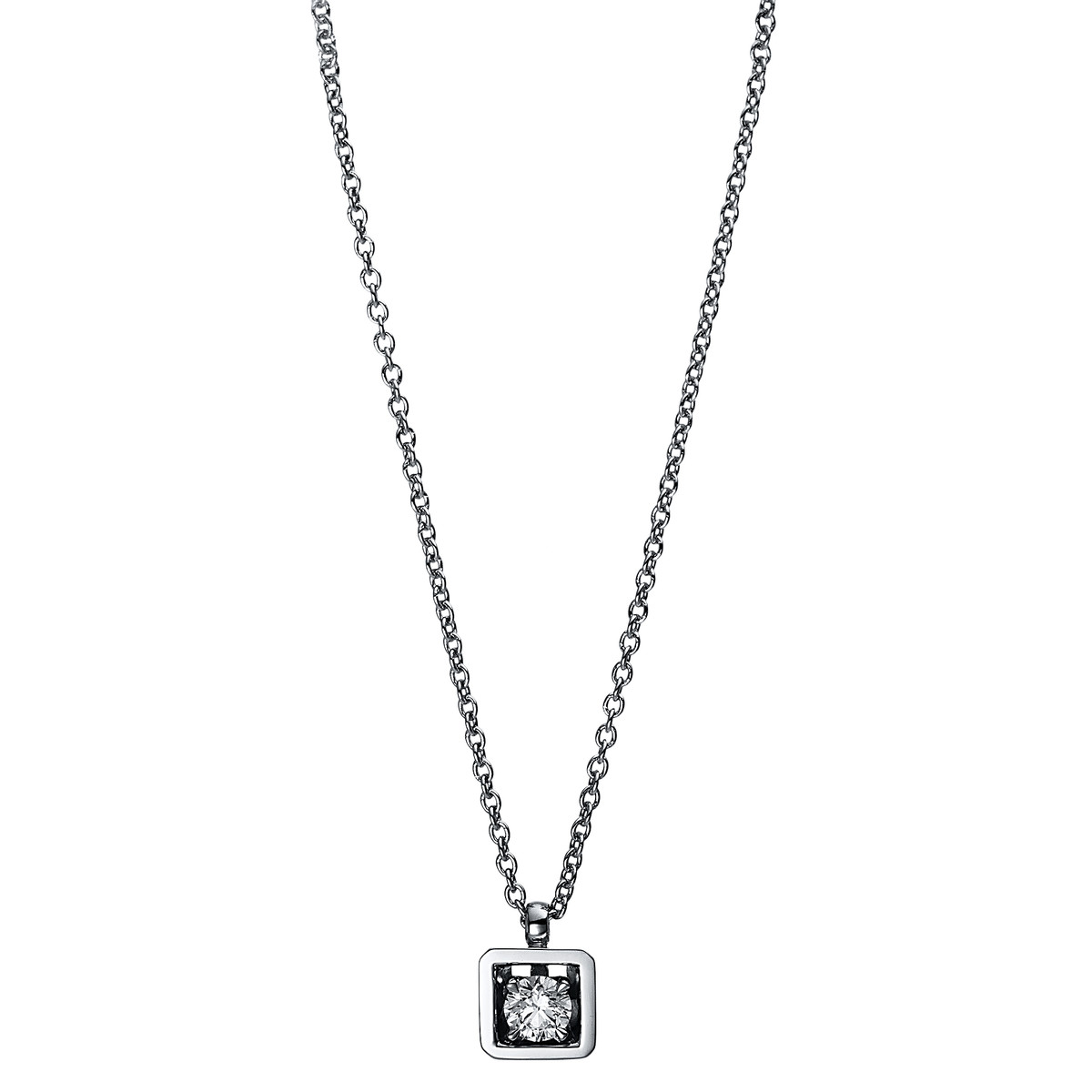 Collier 4er-Krappe 18 kt WG