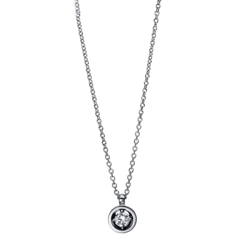 Collier 4er-Krappe 18 kt WG