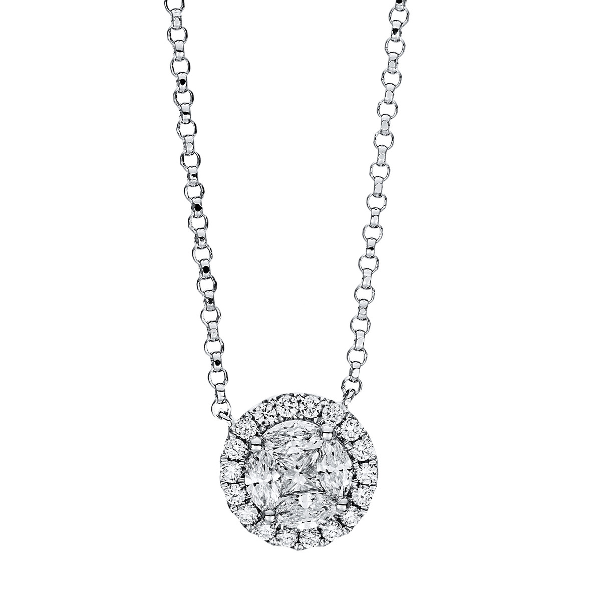 Collier 18 kt WG