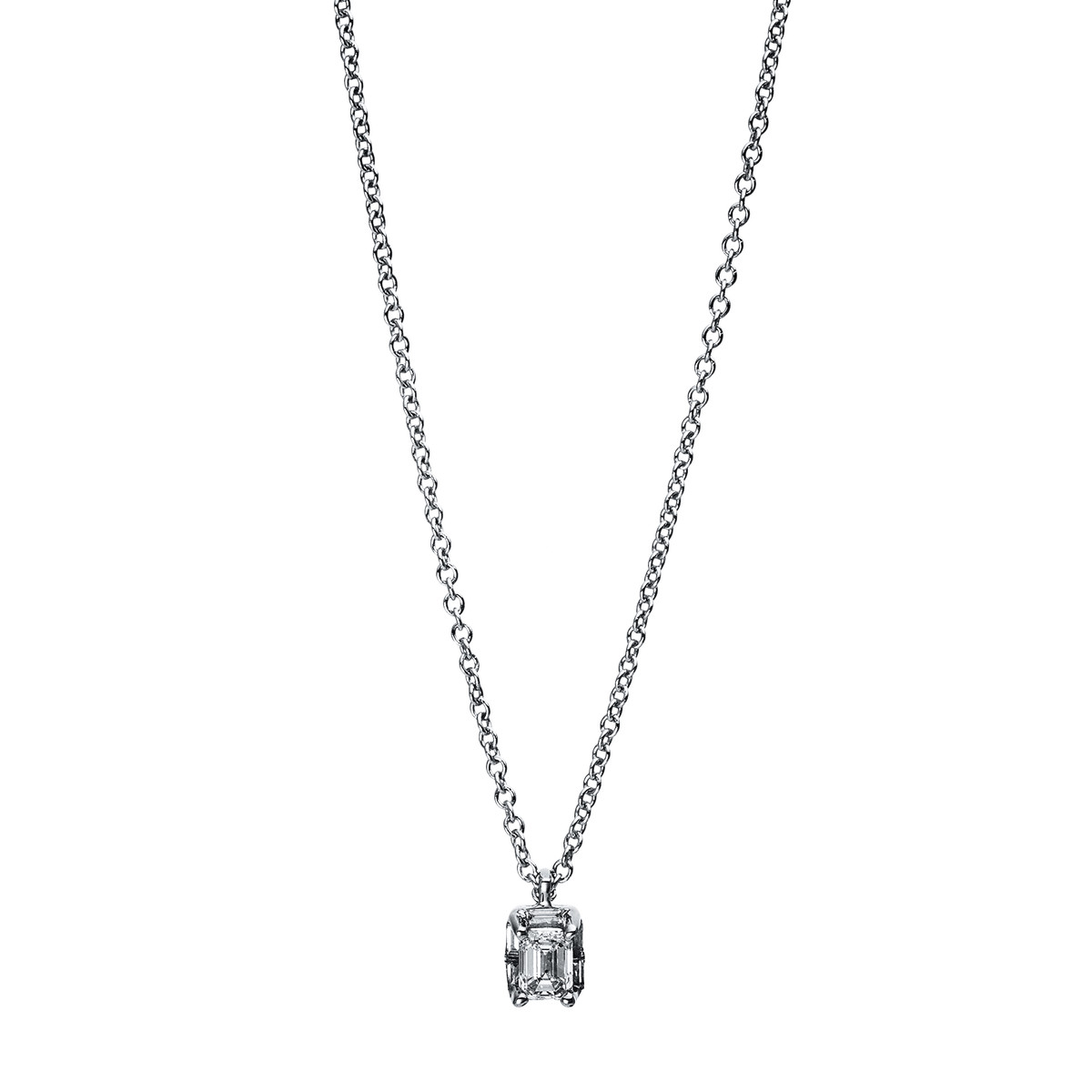 Collier 4er-Krappe 18 kt WG